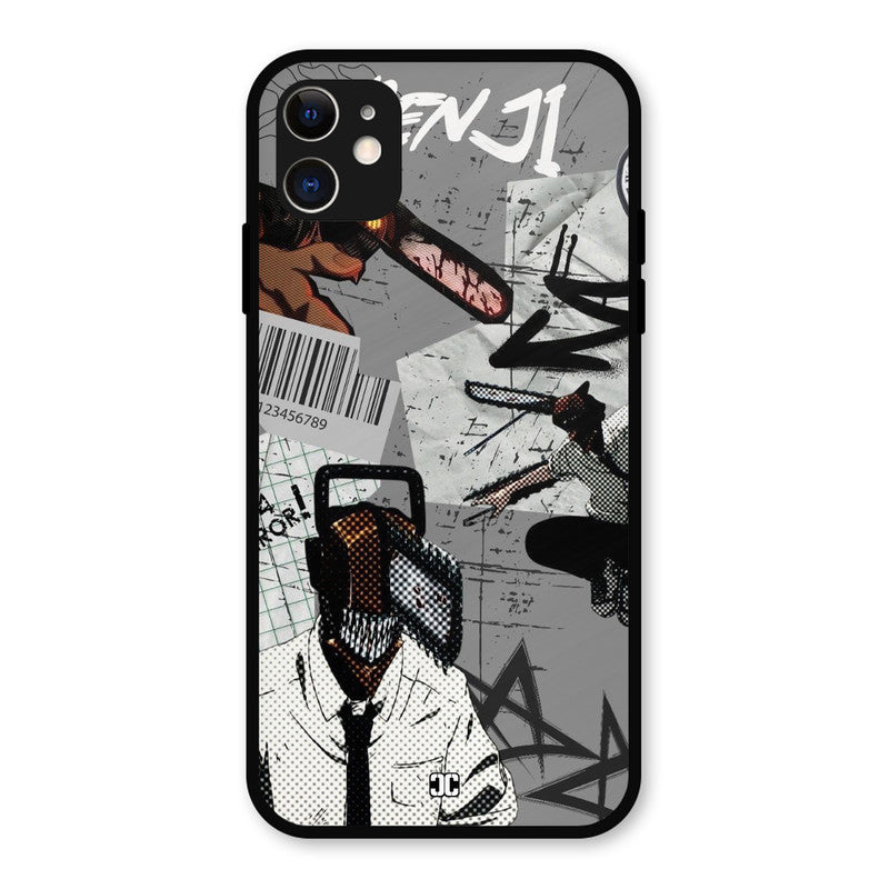 Denji Rage iPhone 11 Mobile Back Cover - Anime PrintShield Case