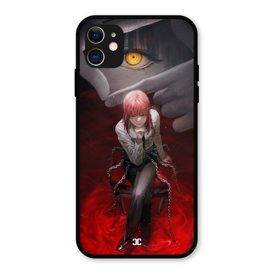 Makima Chains iPhone 11 Mobile Back Cover - Anime PrintShield Case