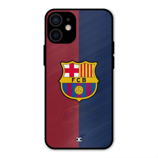 Barcelona Logo iPhone 12 Mini Mobile Back Cover - Sports PrintShield Case
