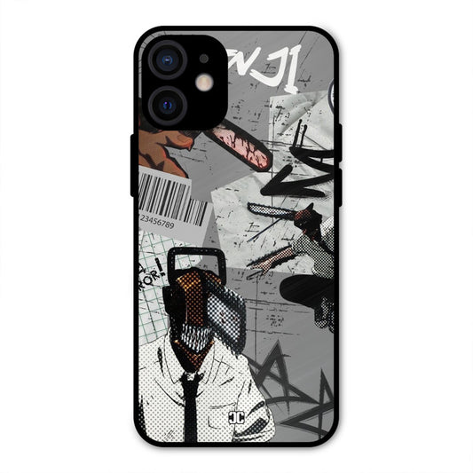 Denji Rage iPhone 12 Mini Mobile Back Cover - Anime PrintShield Case