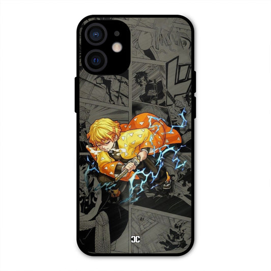 Zenitsu Manga iPhone 12 Mini Mobile Back Cover - Anime PrintShield Case