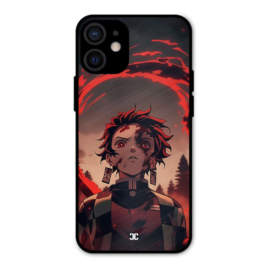 Raging Tanjiro iPhone 12 Mini Mobile Back Cover - Anime PrintShield Case