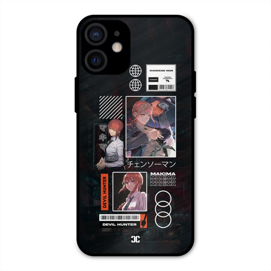 Devil Hunter Makima iPhone 12 Mini Mobile Back Cover - Anime PrintShield Case