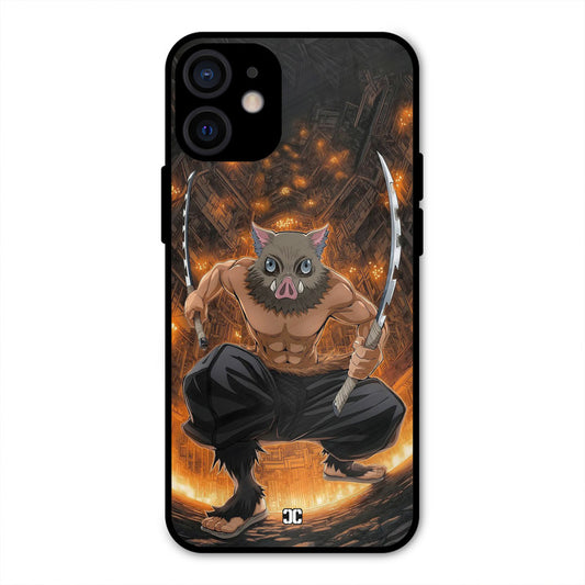 Inosuke Rage iPhone 12 Mini Mobile Back Cover - Anime PrintShield Case