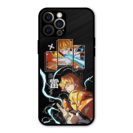 Aggressive Zenitsu iPhone 12 Pro Max Mobile Back Cover - Anime PrintShield Case