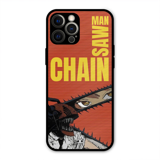 Raging Chainsaw iPhone 12 Pro Max Mobile Back Cover - Anime PrintShield Case