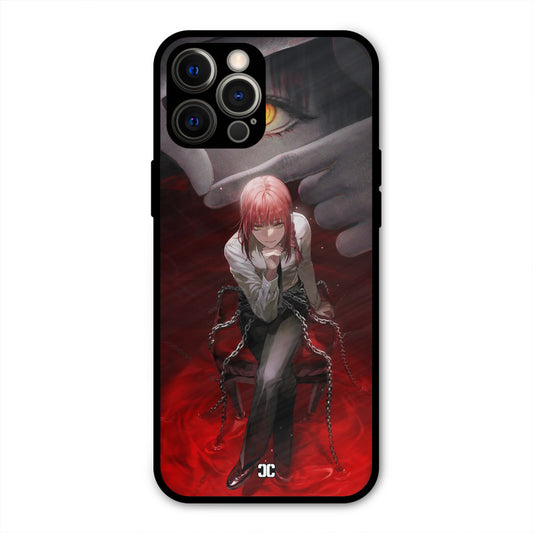 Makima Chains iPhone 12 Pro Max Mobile Back Cover - Anime PrintShield Case