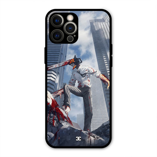 Denji Fighting iPhone 12 Pro Max Mobile Back Cover - Anime PrintShield Case