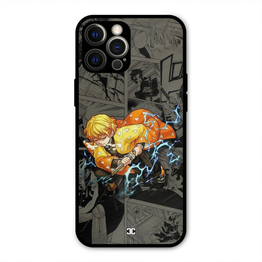 Zenitsu Manga iPhone 12 Pro Max Mobile Back Cover - Anime PrintShield Case