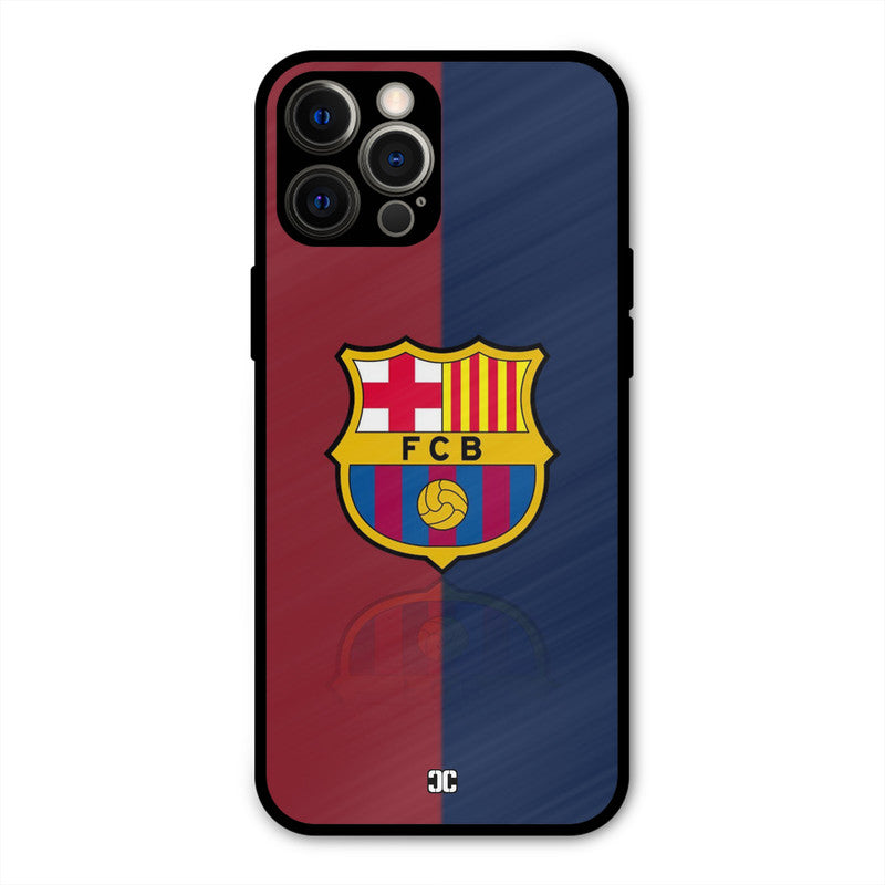 Barcelona Logo iPhone 12 Pro Max Mobile Back Cover - Sports PrintShield Case
