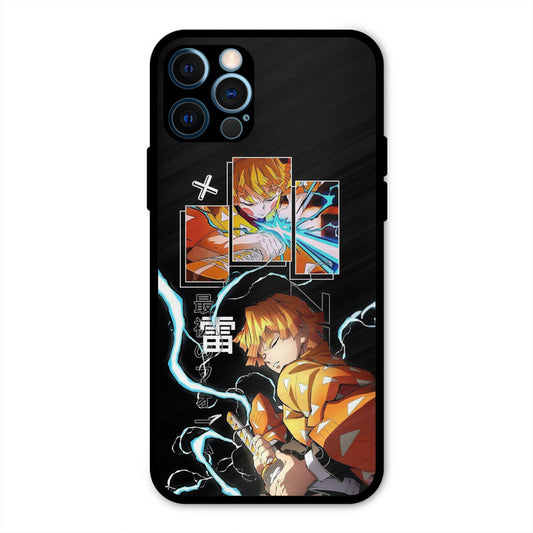 Aggressive Zenitsu iPhone 12 Pro Mobile Back Cover - Anime PrintShield Case