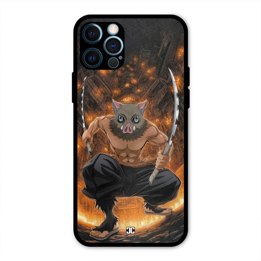 Inosuke Rage iPhone 12 Pro Mobile Back Cover - Anime PrintShield Case