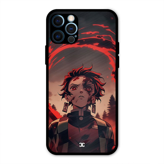 Raging Tanjiro iPhone 12 Pro Mobile Back Cover - Anime PrintShield Case