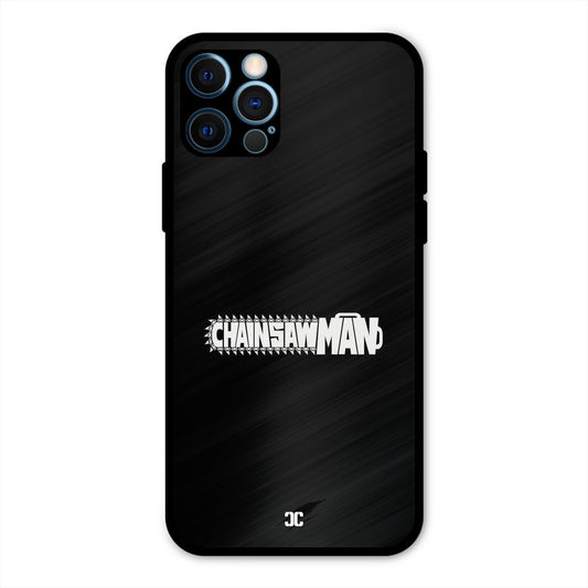 Chainsaw Logo iPhone 12 Pro Mobile Back Cover - Anime PrintShield Case