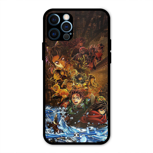 Demon Slayers iPhone 12 Pro Mobile Back Cover - Anime PrintShield Case
