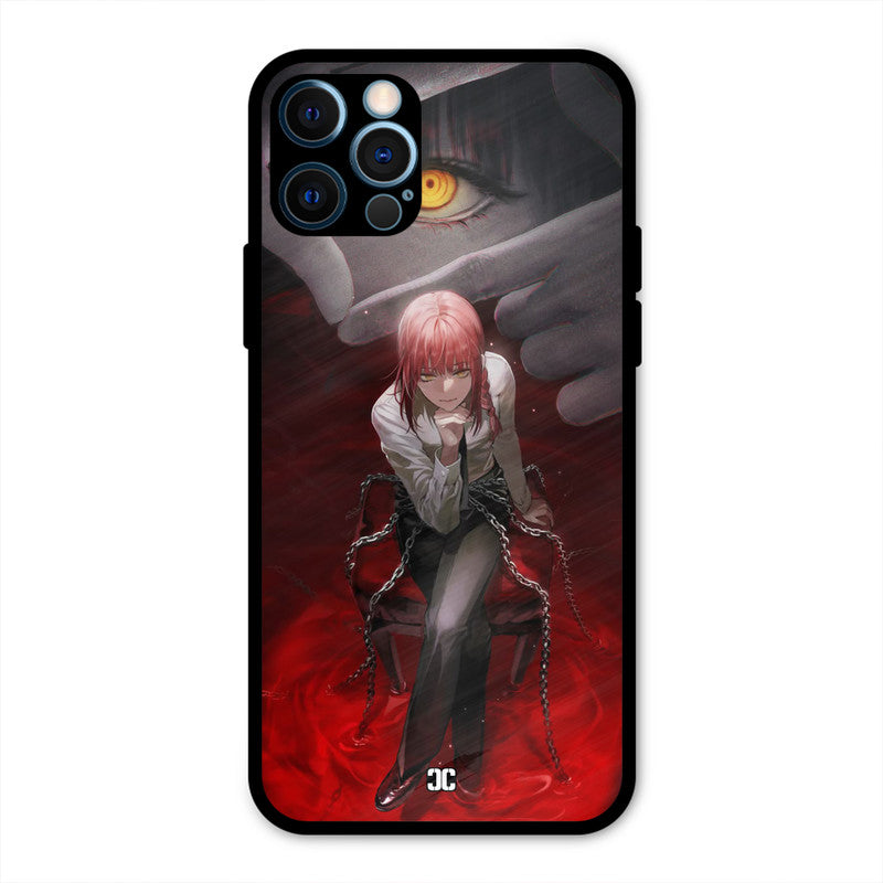 Makima Chains iPhone 12 Pro Mobile Back Cover - Anime PrintShield Case