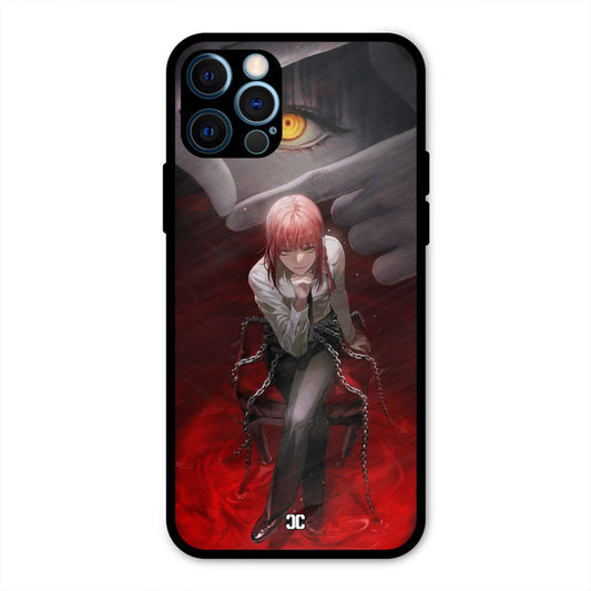 Makima Chains iPhone 12 Pro Mobile Back Cover - Anime PrintShield Case