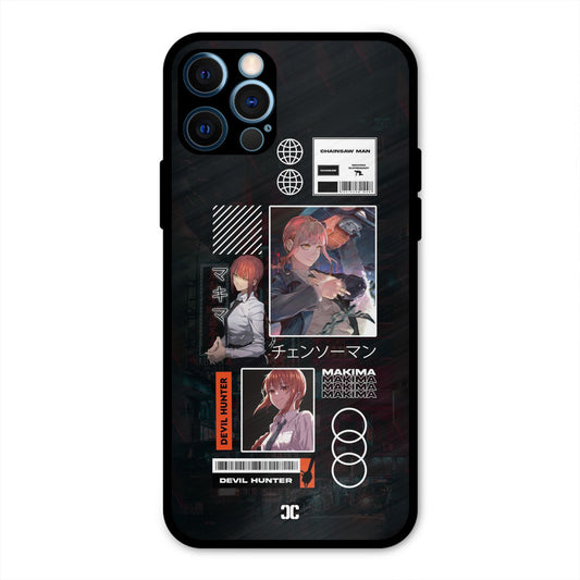 Devil Hunter Makima iPhone 12 Pro Mobile Back Cover - Anime PrintShield Case