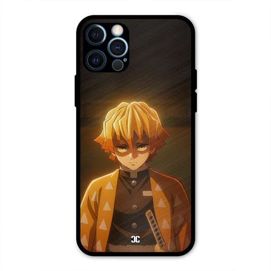 Thunderboy Zenitsu iPhone 12 Pro Mobile Back Cover - Anime PrintShield Case