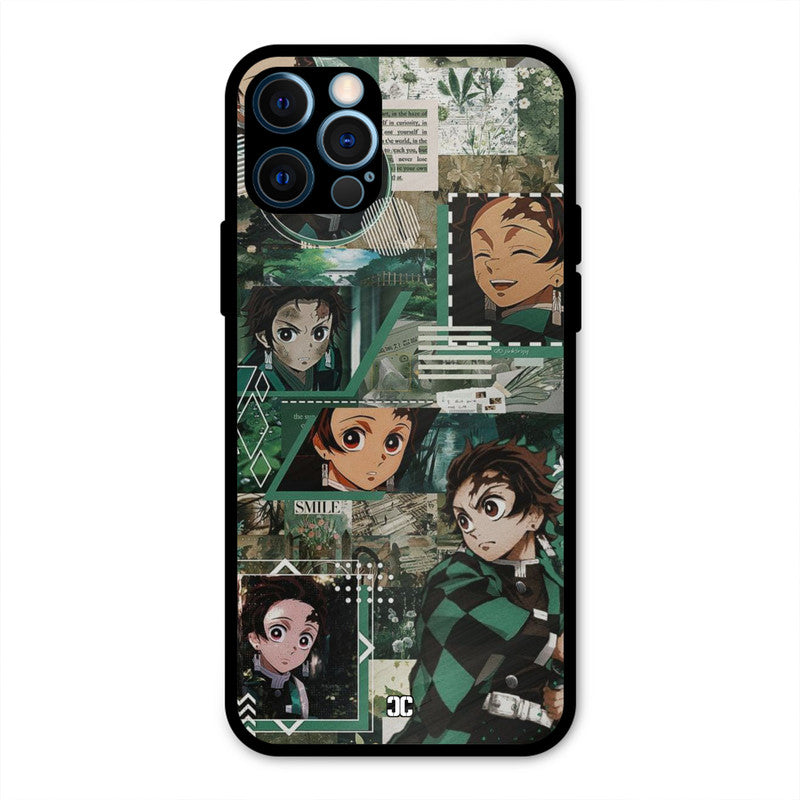 Tanjiro Thoughts iPhone 12 Pro Mobile Back Cover - Anime PrintShield Case
