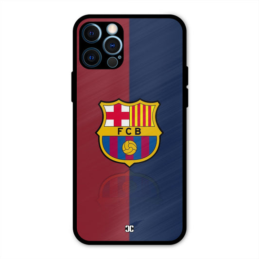 Barcelona Logo iPhone 12 Pro Mobile Back Cover - Sports PrintShield Case