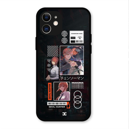 Devil Hunter Makima iPhone 12 Mobile Back Cover - Anime PrintShield Case