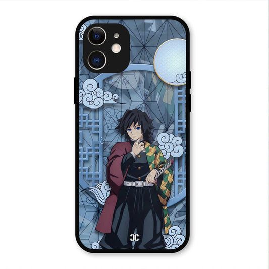 Giyu Tomioka iPhone 12 Mobile Back Cover - Anime PrintShield Case