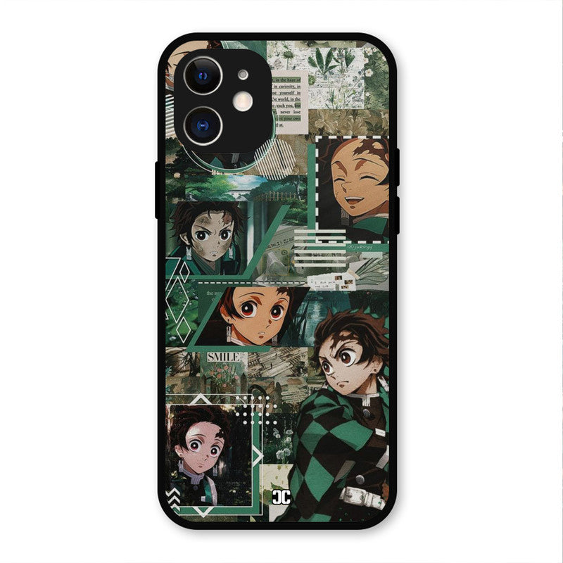 Tanjiro Thoughts iPhone 12 Mobile Back Cover - Anime PrintShield Case
