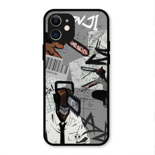 Denji Rage iPhone 12 Mobile Back Cover - Anime PrintShield Case