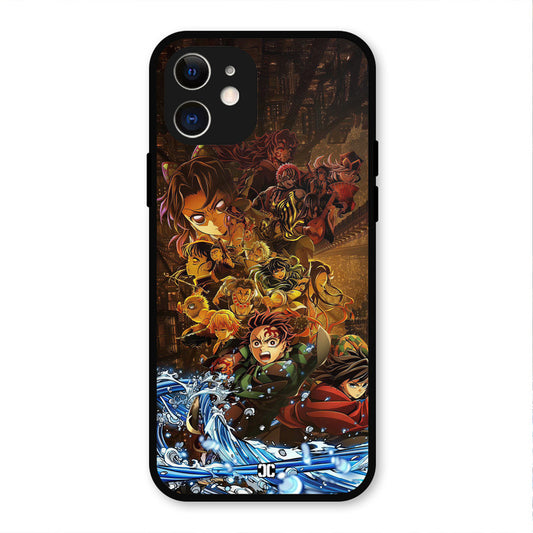 Demon Slayers iPhone 12 Mobile Back Cover - Anime PrintShield Case