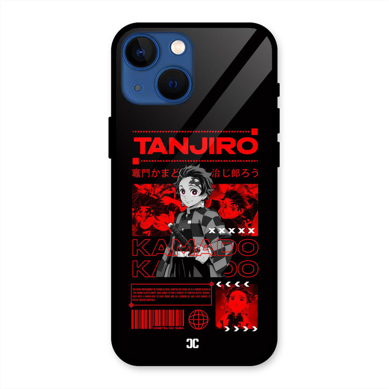 Tanjiro Kamado iPhone 13 Mini Mobile Back Cover - Anime PrintShield Case