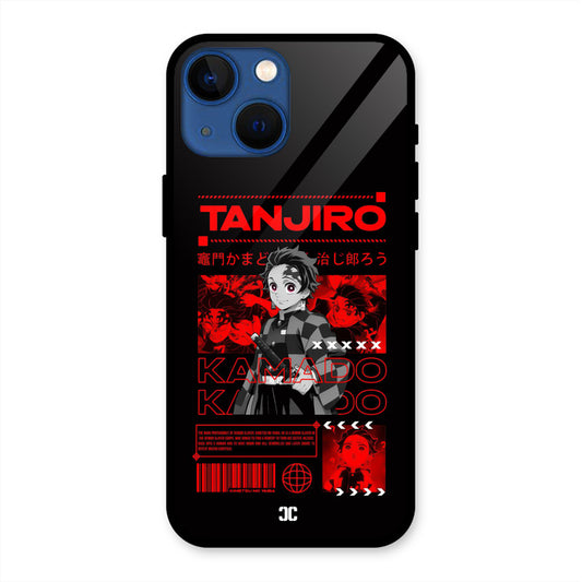 Tanjiro Kamado iPhone 13 Mini Mobile Back Cover - Anime PrintShield Case