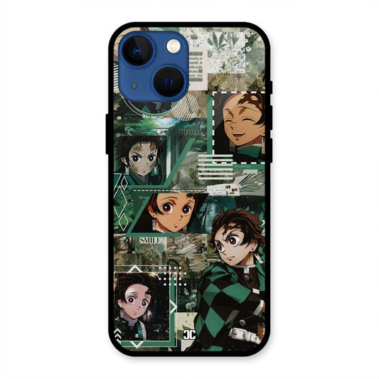 Tanjiro Thoughts iPhone 13 Mini Mobile Back Cover - Anime PrintShield Case