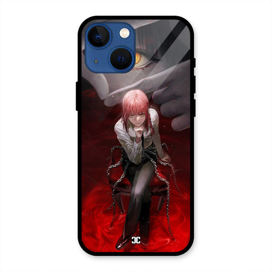 Makima Chains iPhone 13 Mini Mobile Back Cover - Anime PrintShield Case
