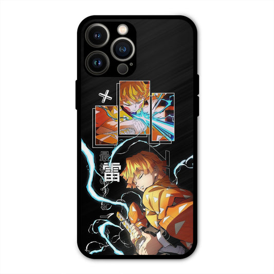 Aggressive Zenitsu iPhone 13 Pro Max Mobile Back Cover - Anime PrintShield Case