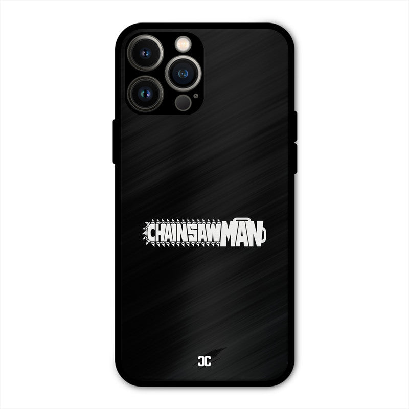Chainsaw Logo iPhone 13 Pro Max Mobile Back Cover - Anime PrintShield Case