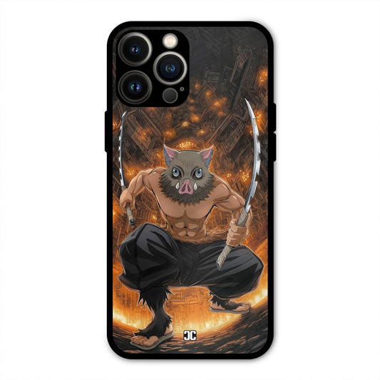 Inosuke Rage iPhone 13 Pro Max Mobile Back Cover - Anime PrintShield Case