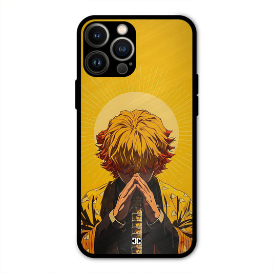 Calm Zenitsu iPhone 13 Pro Max Mobile Back Cover - Anime PrintShield Case