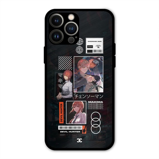 Devil Hunter Makima iPhone 13 Pro Max Mobile Back Cover - Anime PrintShield Case