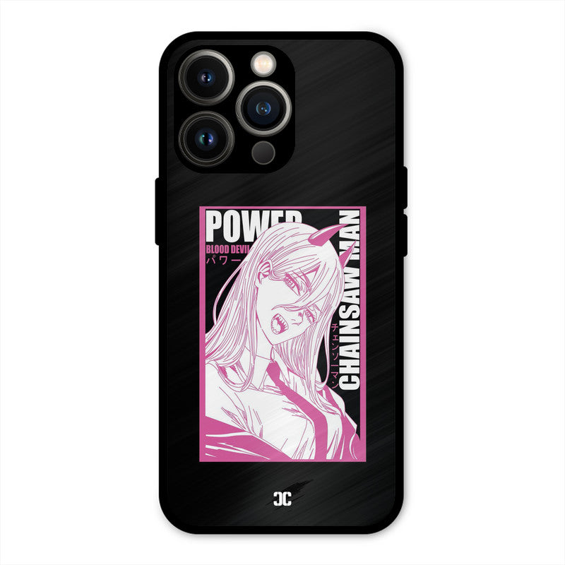 Blood Devil Power iPhone 13 Pro Mobile Back Cover - Anime PrintShield Case