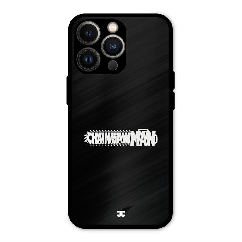 Chainsaw Logo iPhone 13 Pro Mobile Back Cover - Anime PrintShield Case