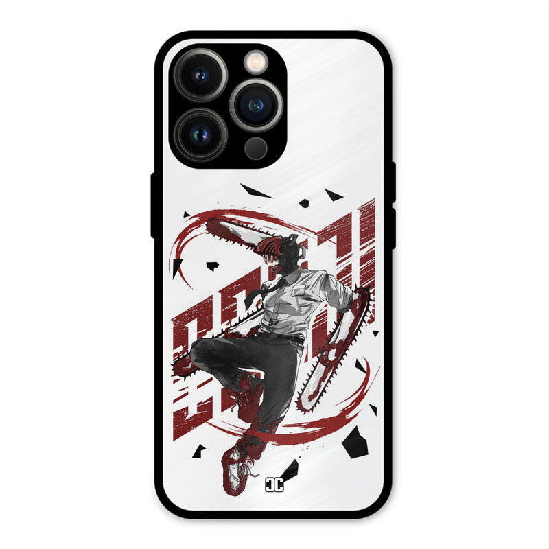 Chainsawman Typo iPhone 13 Pro Mobile Back Cover - Anime PrintShield Case