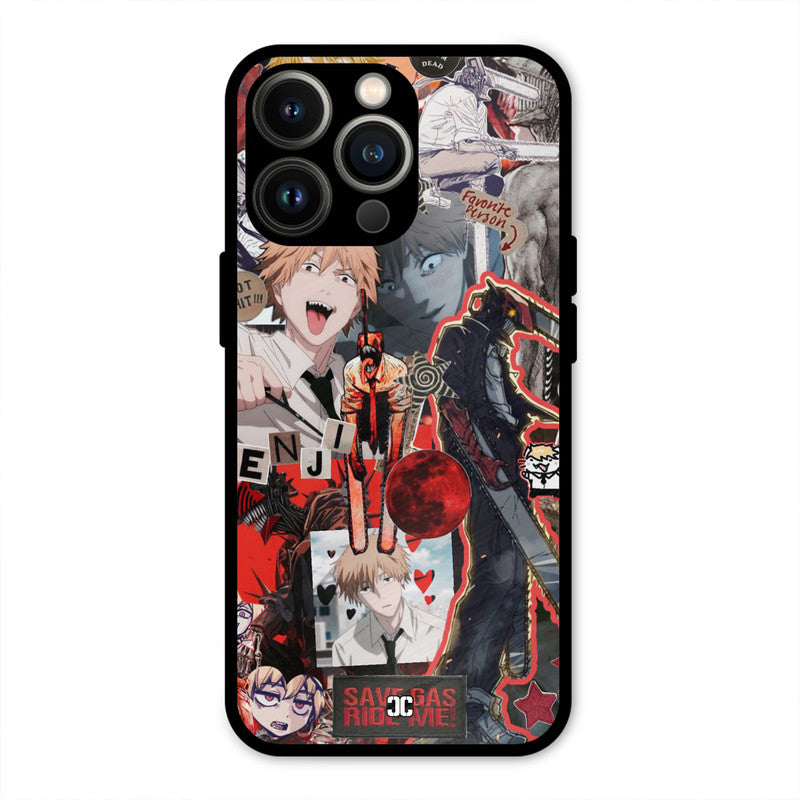 Denji Thoughts iPhone 13 Pro Mobile Back Cover - Anime PrintShield Case