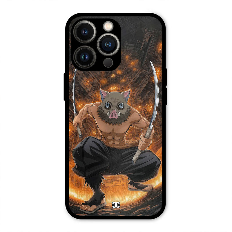 Inosuke Rage iPhone 13 Pro Mobile Back Cover - Anime PrintShield Case