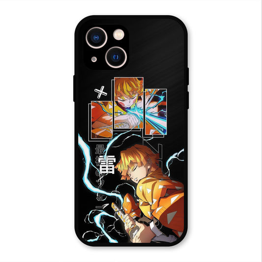 Aggressive Zenitsu iPhone 13 Mobile Back Cover - Anime PrintShield Case