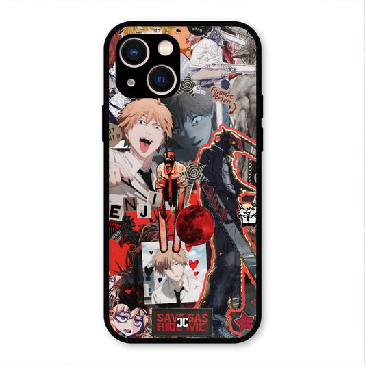 Denji Thoughts iPhone 13 Mobile Back Cover - Anime PrintShield Case