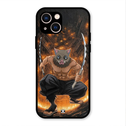 Inosuke Rage iPhone 13 Mobile Back Cover - Anime PrintShield Case