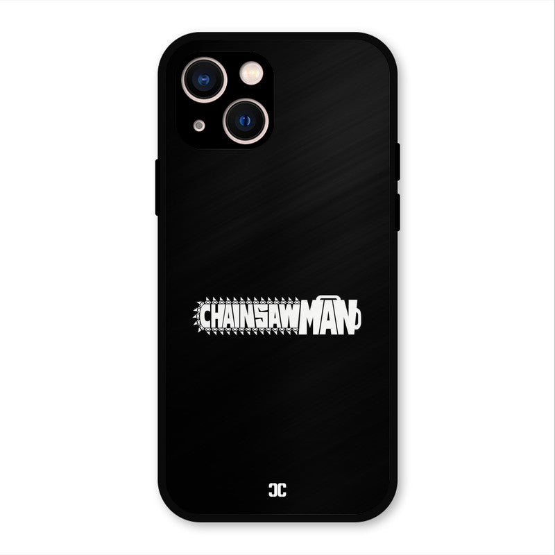Chainsaw Logo iPhone 13 Mobile Back Cover - Anime PrintShield Case