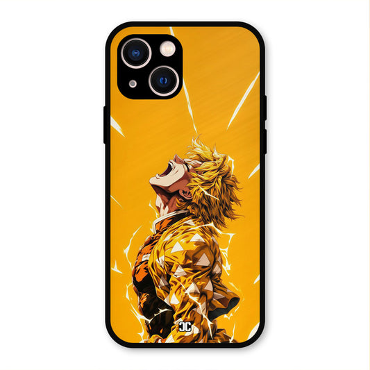 Shouting Zenitsu iPhone 13 Mobile Back Cover - Anime PrintShield Case