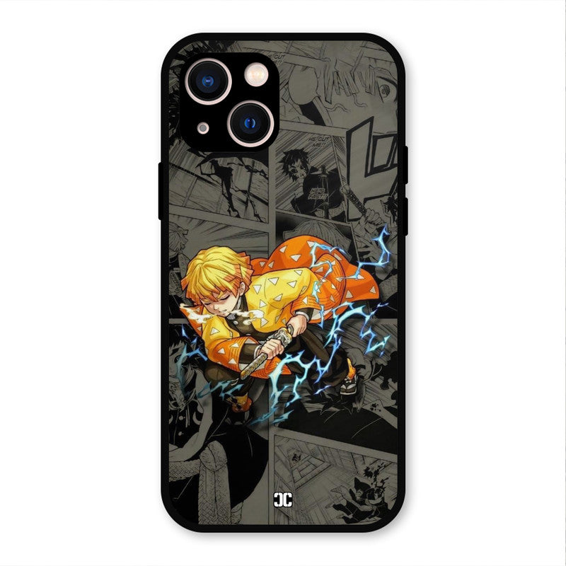 Zenitsu Manga iPhone 13 Mobile Back Cover - Anime PrintShield Case